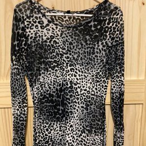 Cheetah Print Long Sleeve T-Shirt